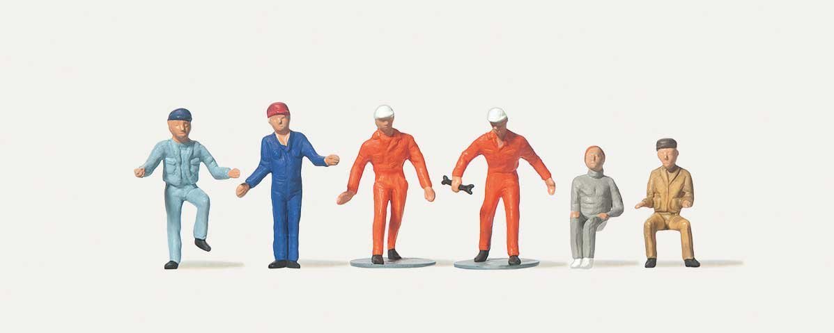 Working People -- Truck Drivers and Occupants pkg(6), HO, Merten 212522