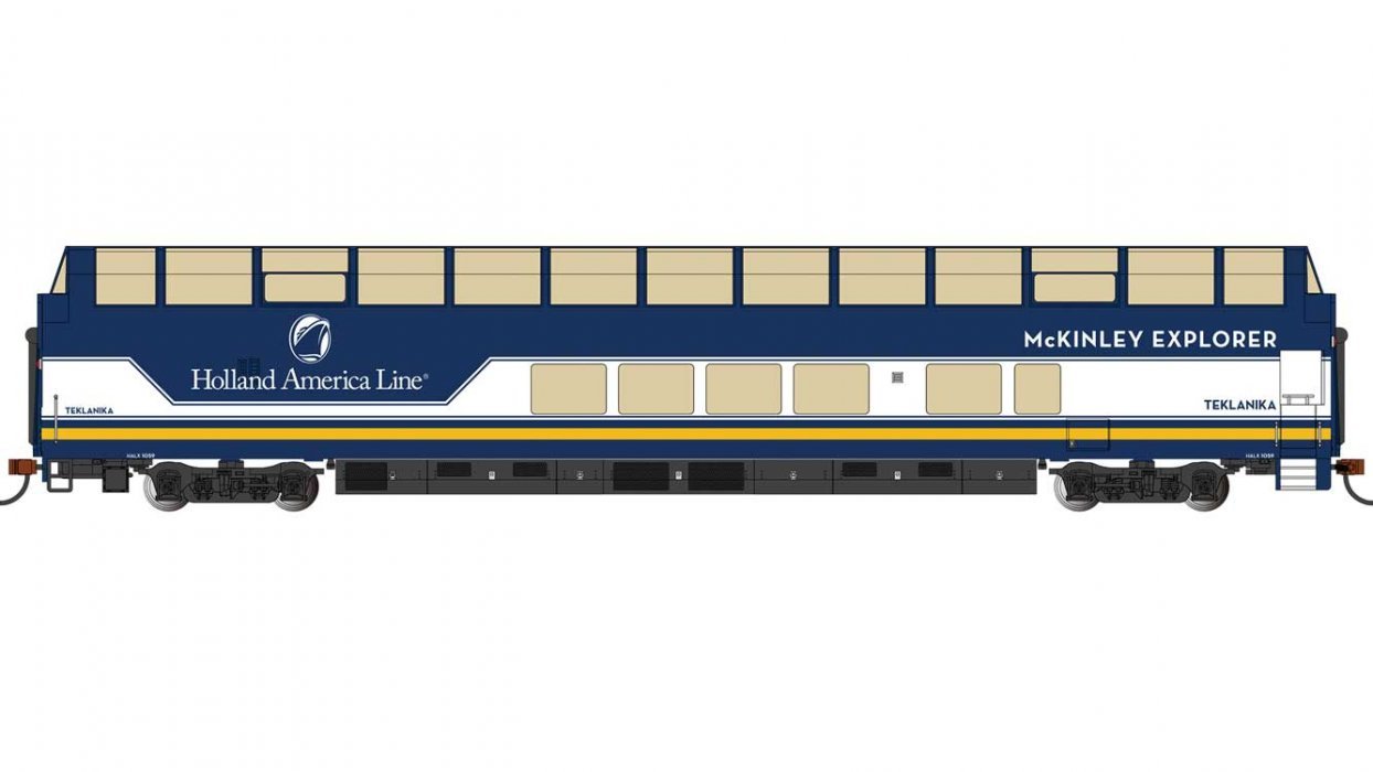 Colorado Railcar 85′ Full-Length Dome Lighted - Ready to Run - Silver Series(R -- McKinley E, HO, Bachmann Industries 13