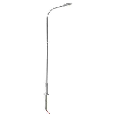 Single-Arm Streetlight 3-Pack - Cool White LED -- Silver, HO, Atlas Model Railroad Co. 70000166