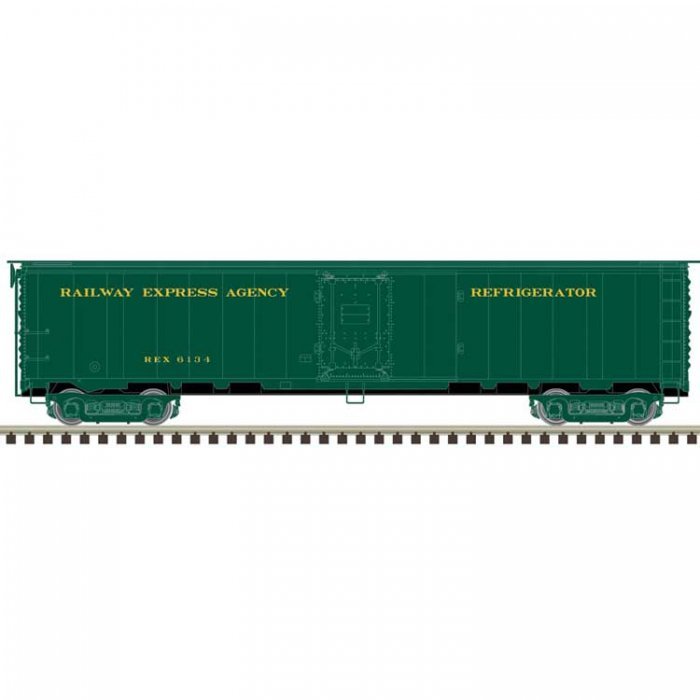 ACF/REA Steel Express Reefer - Ready to Run - Master(R) -- Railway Express Agency 62, HO, Atlas Model Railroad Co. 20007