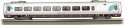 Acela Business Class Coach with Interior Lights - Ready to Run - Spectrum(R) -- Amtrak 3538 , HO, Bachmann Industries 89947