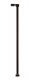 Single-Arm Square LED Light 3-Pack -- Bronze (cool white LED) 30 Scale Feet Tall, N, Atlas Model Railroad Co. 70000184