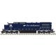 GE Dash 8-40C - Front Ditch Lights - LokSound & DCC - Master(R) -- Pan Am Railways 75, N, Atlas Model Railroad Co. 40005