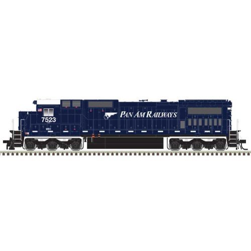 GE Dash 8-40C - Front Ditch Lights - LokSound & DCC - Master(R) -- Pan Am Railways 75, N, Atlas Model Railroad Co. 40005