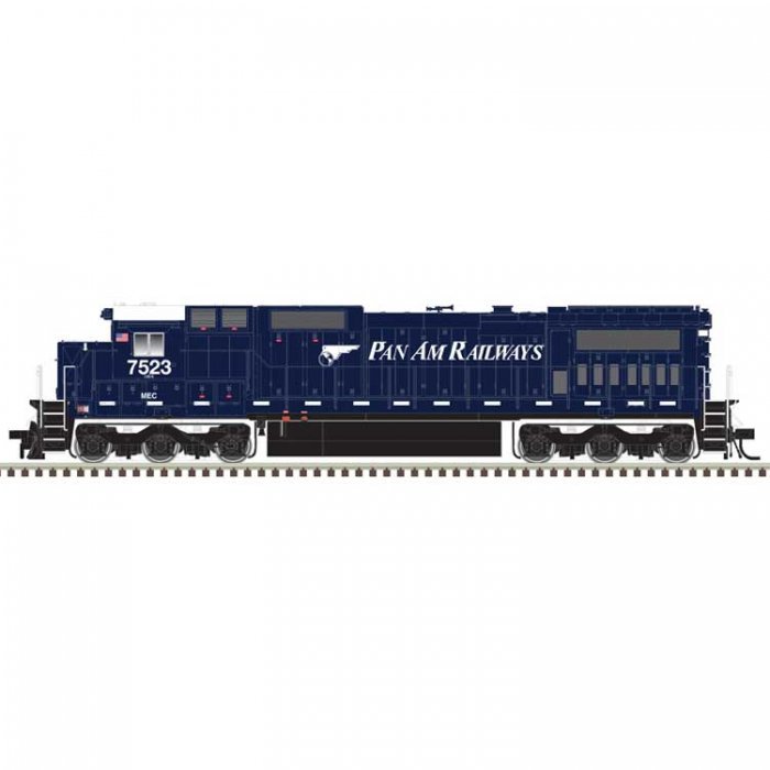 GE Dash 8-40C - Front Ditch Lights - LokSound & DCC - Master(R) -- Pan Am Railways 75, N, Atlas Model Railroad Co. 40005