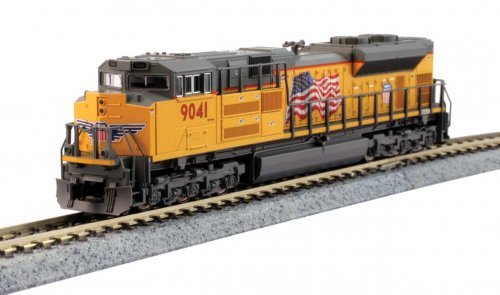 EMD SD70ACe with Nose Headlight - Standard DC -- Union Pacific 8962 (Armour Yellow, gray United St, N, Kato USA Inc 1768