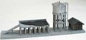 Locomotive Servicing Water Tower and Coal Bunker -- Kit, N, TomyTec Co LTD 292395