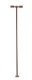 Double-Arm Square LED Light 3-Pack -- Bronze (warm white LED) 30 Scale Feet Tall, HO, Atlas Model Railroad Co. 70000213