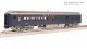 WAB Baggage-Combine Car 598, Blue w/ Imitation Gold, HO Scale, BLI, 9751