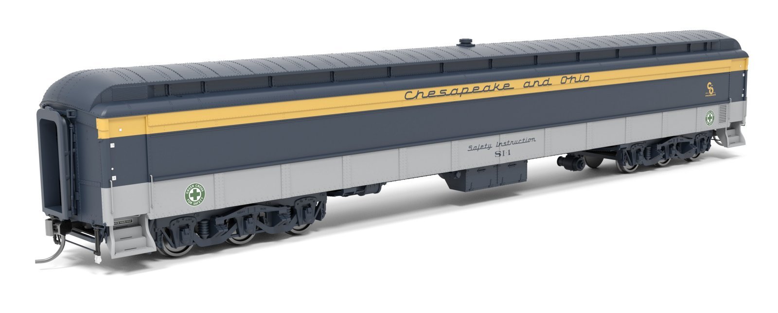Railroad Instruction Car, C&O SI-4, HO Scale, BLI, 9930