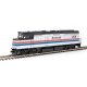EMD F40PH - Standard DC -- Amtrak(R) 268 (Phase II silver, red, white, blue, black), HO, WalthersMainline 9464
