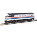 EMD F40PH - Standard DC -- Amtrak(R) 268 (Phase II silver, red, white, blue, black), HO, WalthersMainline 9464