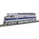 EMD F40PH - Standard DC -- Amtrak(R) 393 (Phase IV silver, Wide Blue, Thin Red, White Stripes), HO, WalthersMainline 9467