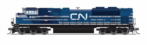 REFURBISHED R9964 EMD SD70ACe, CN 8101, Blue & White, No-Sound / DCC-Ready, N, BLI, 9964