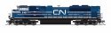 REFURBISHED R9964 EMD SD70ACe, CN 8101, Blue & White, No-Sound / DCC-Ready, N, BLI, 9964