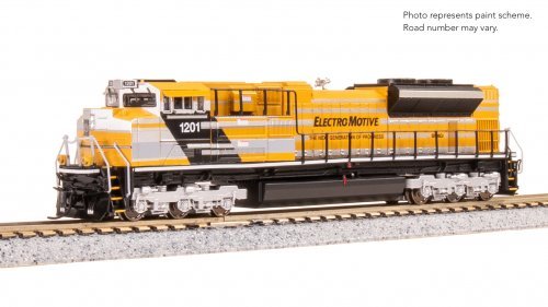 EMD SD70ACe, EMD Demo 1201, Yellow Progress Rail, Paragon4 Sound/DC/DCC, N, BLI, 9966