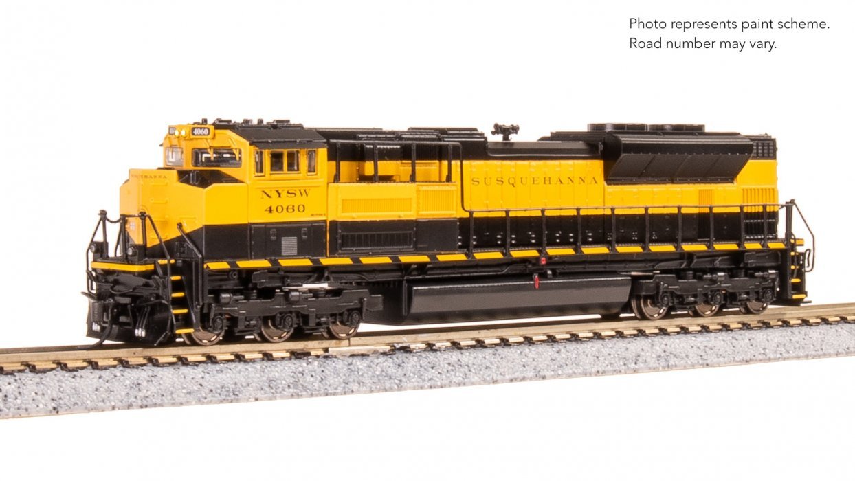 EMD SD70ACe, NYSW 4064, Black and Yellow, Paragon4 Sound/DC/DCC, N, BLI, 9977