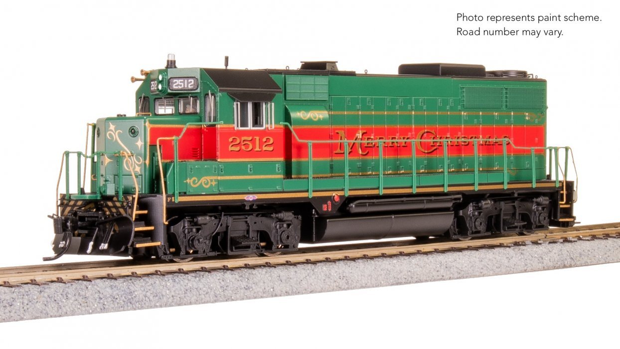 EMD GP35, Christmas Holiday Scheme, Paragon4 Sound/DC/DCC, with Holiday Sounds, HO, BLI, 10025