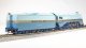 REFURBISHED R7390 ATSF Blue Goose, 3460, As-Delivered w/ 3460 on side of tender, No-Sound/DCC-Ready, HO, BLI, 7390