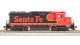 REFURBISHED R7584 EMD GP30, ATSF 1278, Black Bonnet Fantasy Scheme, Paragon4 Sound/DC/DCC, HO, BLI, 7584