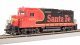 REFURBISHED R7584 EMD GP30, ATSF 1278, Black Bonnet Fantasy Scheme, Paragon4 Sound/DC/DCC, HO, BLI, 7584
