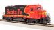 REFURBISHED R7584 EMD GP30, ATSF 1278, Black Bonnet Fantasy Scheme, Paragon4 Sound/DC/DCC, HO, BLI, 7584