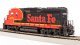 REFURBISHED R7584 EMD GP30, ATSF 1278, Black Bonnet Fantasy Scheme, Paragon4 Sound/DC/DCC, HO, BLI, 7584