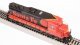 REFURBISHED R7584 EMD GP30, ATSF 1278, Black Bonnet Fantasy Scheme, Paragon4 Sound/DC/DCC, HO, BLI, 7584