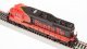REFURBISHED R7584 EMD GP30, ATSF 1278, Black Bonnet Fantasy Scheme, Paragon4 Sound/DC/DCC, HO, BLI, 7584