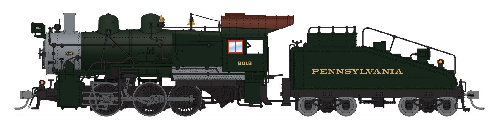 REFURBISHED R9183 PRR B6sb 0-6-0, 1446, Pre-War Appearance, 60S66A Tender, No-Sound/DCC-Ready, HO, BLI, 9183