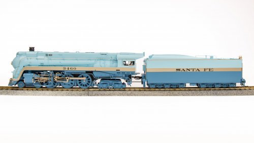 REFURBISHED R7355 ATSF Blue Goose, 3460, 1951 - 1953 Appearance, Paragon4 Sound/DC/DCC, Smoke, HO, BLI, 7355