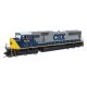 EMD SD70M - Standard DC -- CSX 4679, HO, WalthersMainline 11007