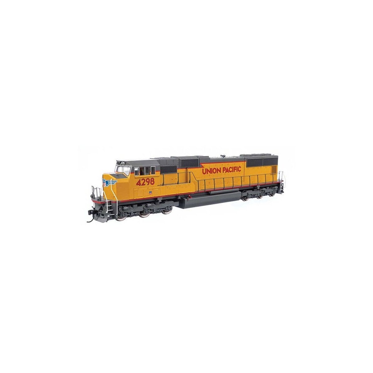 EMD SD70M - ESU(R) Sound & DCC -- Union Pacific(R) 4298 (yellow, gray, rewd name and sill stripe), HO, WalthersMainline 21016