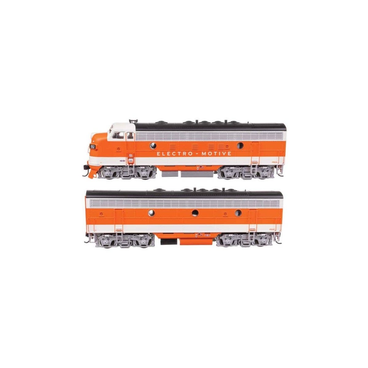 EMD F7 A-B Set - ESU Sound and DCC -- EMD 1950A/1950C, HO, WalthersMainline 21404