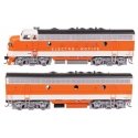 EMD F7 A-B Set - ESU Sound and DCC -- EMD 1950A/1950C, HO, WalthersMainline 21404