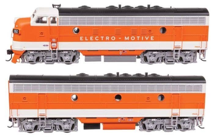 EMD F7 A-B Set - ESU Sound and DCC -- EMD 1950A/1950C, HO, WalthersMainline 21404