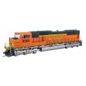 EMD SD75M - Standard DC -- BNSF Railway 8268 (orange, black, green, silver, Heritage II), HO, WalthersMainline 11003