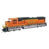EMD SD75M - Standard DC -- BNSF Railway 8268 (orange, black, green, silver, Heritage II), HO, WalthersMainline 11003