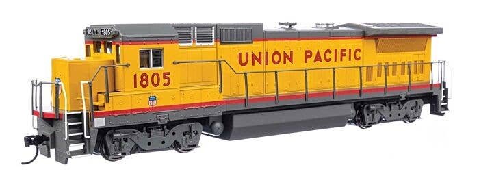 GE Dash 8-40B - ESU(R) Sound & DCC -- Union Pacific(R) 1805 (yellow, gray small shield on nose), HO, WalthersMainline 19573