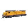 GE Dash 8-40B - ESU(R) Sound & DCC -- Union Pacific(R) 1818 (yellow, gray small shield on nose, HO, WalthersMainline 19574