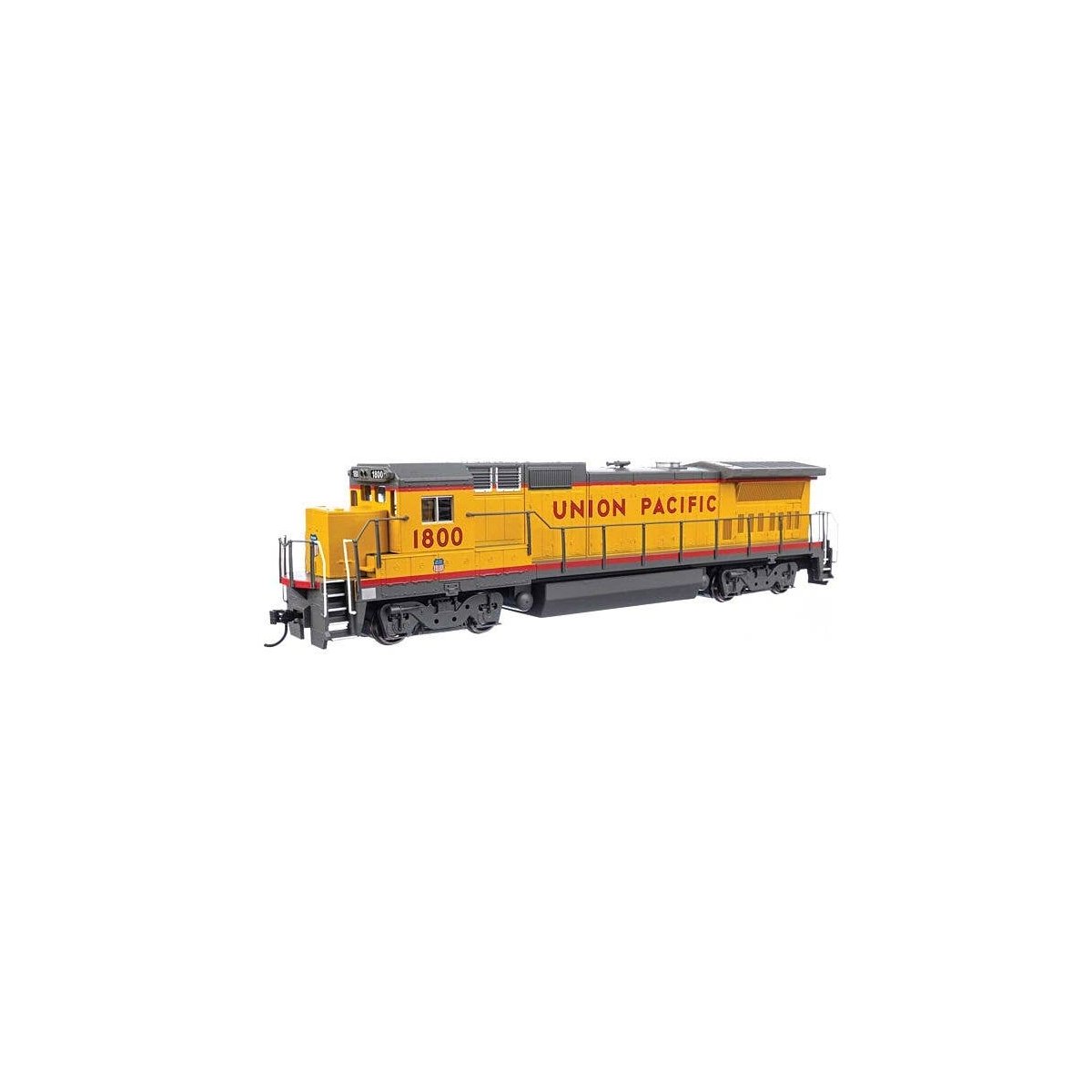 GE Dash 8-40B - Standard DC -- Union Pacific(R) 1800 (yellow, gray small shield on nose), HO, WalthersMainline 9573