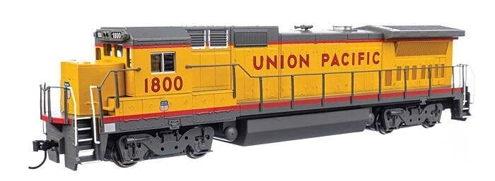 GE Dash 8-40B - Standard DC -- Union Pacific(R) 1800 (yellow, gray small shield on nose), HO, WalthersMainline 9573