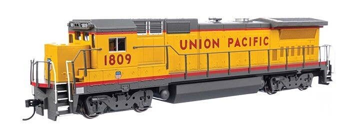 GE Dash 8-40B - Standard DC -- Union Pacific(R) 1809 (yellow, gray small shield on nose), HO, WalthersMainline 9574