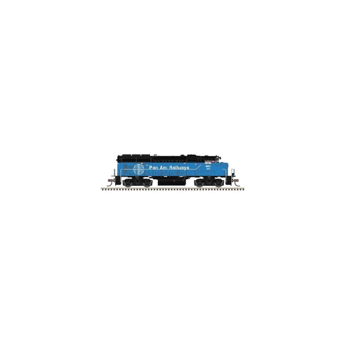 GMD GP40-2W CN Version - ESU LokSound and DCC - Master(R) -- Pan Am Railways 505 (black, blue, Smurf), HO, Atlas Model Railroad 