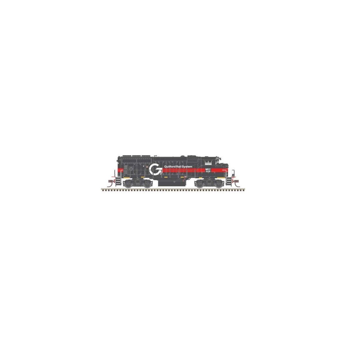 GMD GP40-2W CN Version - ESU LokSound and DCC - Master(R) -- Guilford 508 (gray, orange), HO, Atlas Model Railroad Co. 10004425