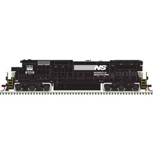 GE Dash 8-40C - Front & Rear Ditch Lights - LokSound & DCC - Master(R) -- Norfolk Southern 8705 (black, white), N, Atlas Model R