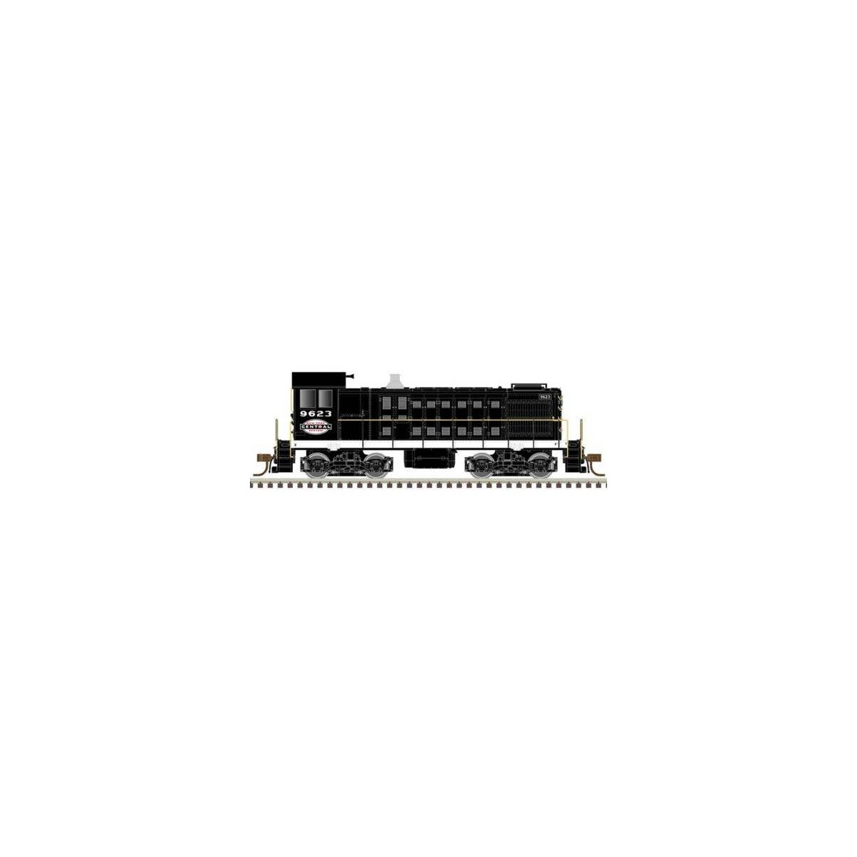 Alco S2 - Standard DC - Master(R) -- New York Central 9623 (black, white, red), N, Atlas Model Railroad Co. 40005701