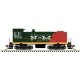 Alco S2 - Standard DC - Master(R) -- Nacionales de Mexico 5507 (black, red, white), N, Atlas Model Railroad Co. 40005706