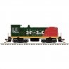 Alco S2 - Standard DC - Master(R) -- Nacionales de Mexico 5507 (black, red, white), N, Atlas Model Railroad Co. 40005706