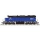 EMD SD35 Low Nose - Standard DC - Master(R) Silver -- Great Lakes Central 386 (blue, black), N, Atlas Model Railroad Co. 4000576